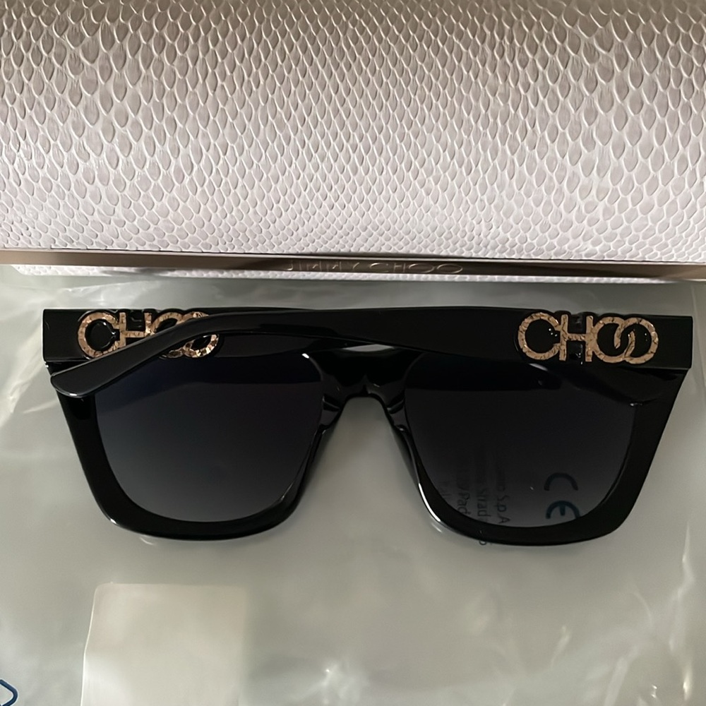 New, authentic jimmy choo women's Rikki/G/S 55mm sunglasses - Picture 8 of 14